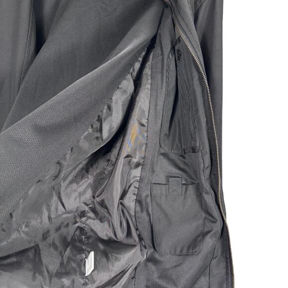 Calvin Klein Men's XXL Black Full Zip Jacket Windbreaker Mesh Lined Performance - Picture 10 of 13